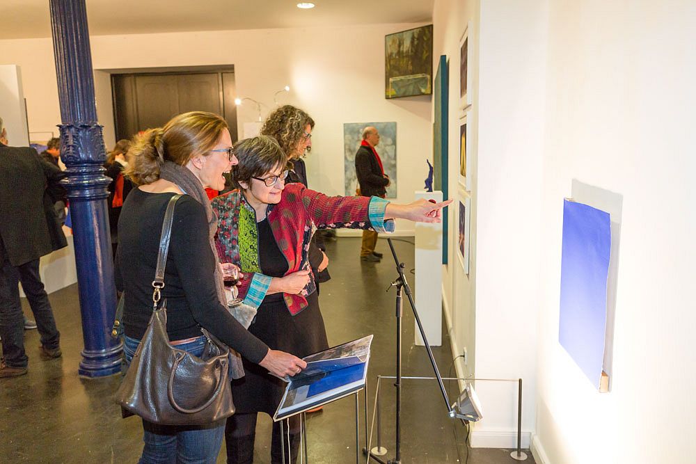Gruppenausstellung BLAU Nov. 2016 in Dießen im Blauen Haus